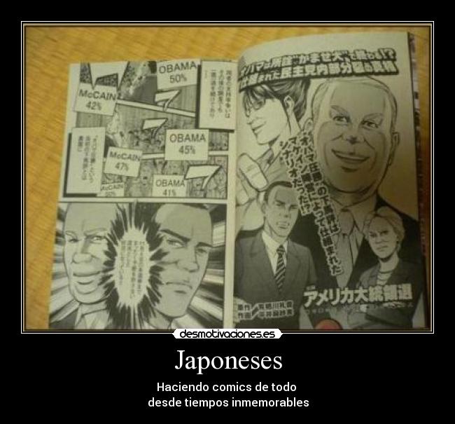 Japoneses - Haciendo comics de todo
desde tiempos inmemorables