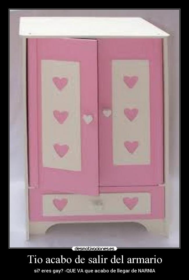 Tio acabo de salir del armario -