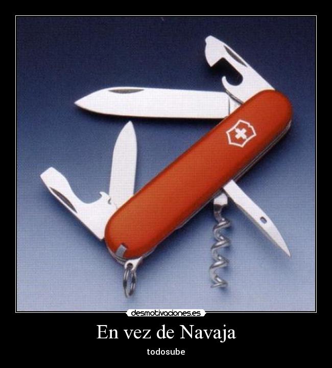 En vez de Navaja -