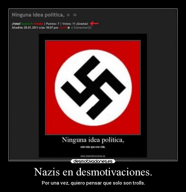 carteles desmotivaciones nazis troll desmotivaciones