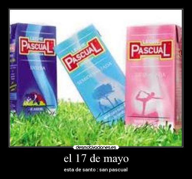 el 17 de mayo - 