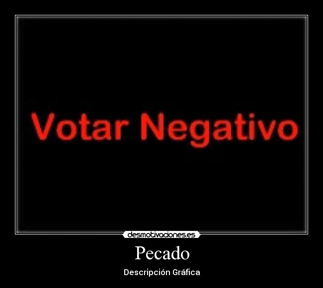 Pecado - Descripción Gráfica