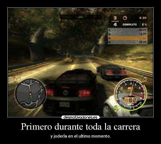 Primero durante toda la carrera - 