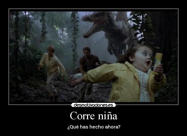 Corre niña -