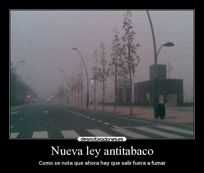 Nueva ley antitabaco - 