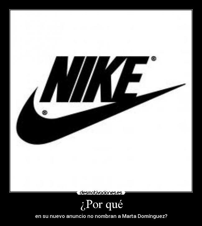 ¿Por qué - en su nuevo anuncio no nombran a Marta Domínguez?