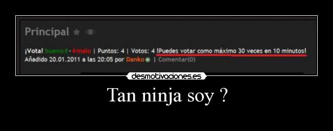 Tan ninja soy ? - 