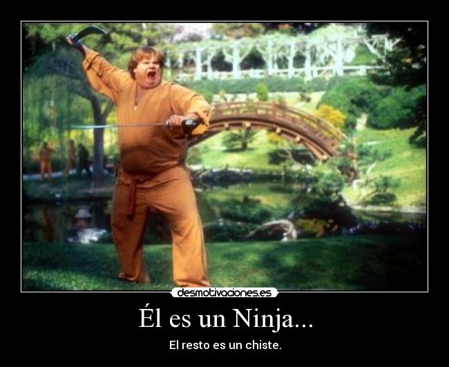 Él es un Ninja... -