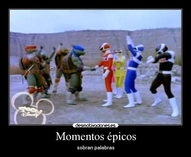 carteles power rangers desmotivaciones