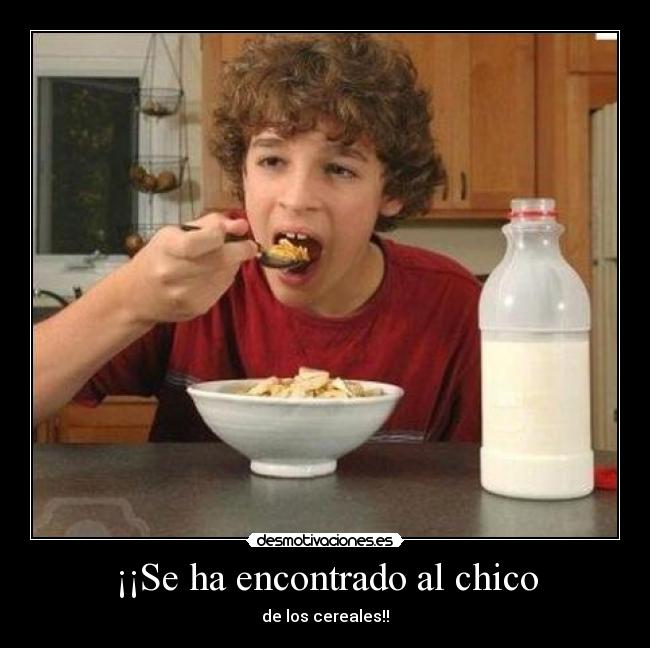 carteles cereal guy real desmotivaciones