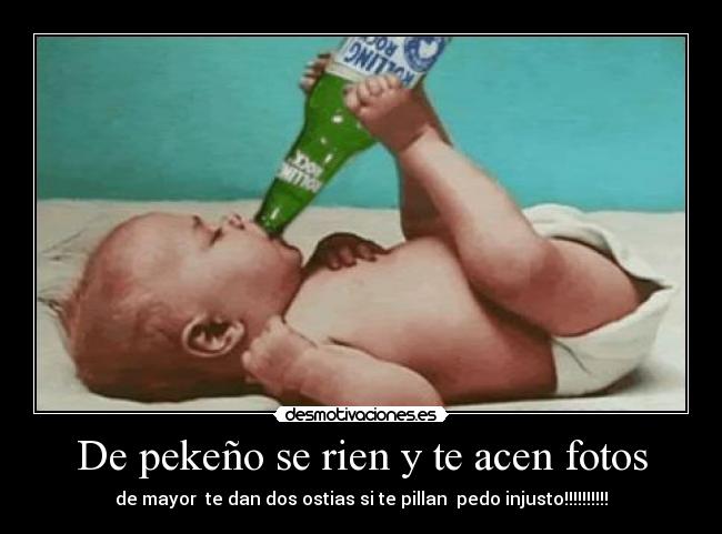 De pekeño se rien y te acen fotos - 