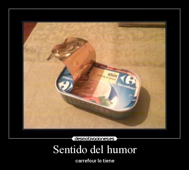 Sentido del humor - carrefour lo tiene