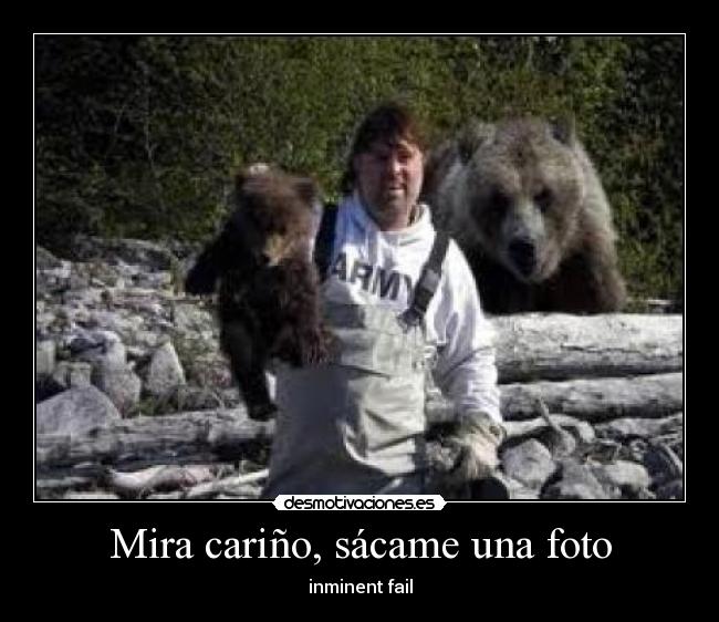 Mira cariño, sácame una foto - 