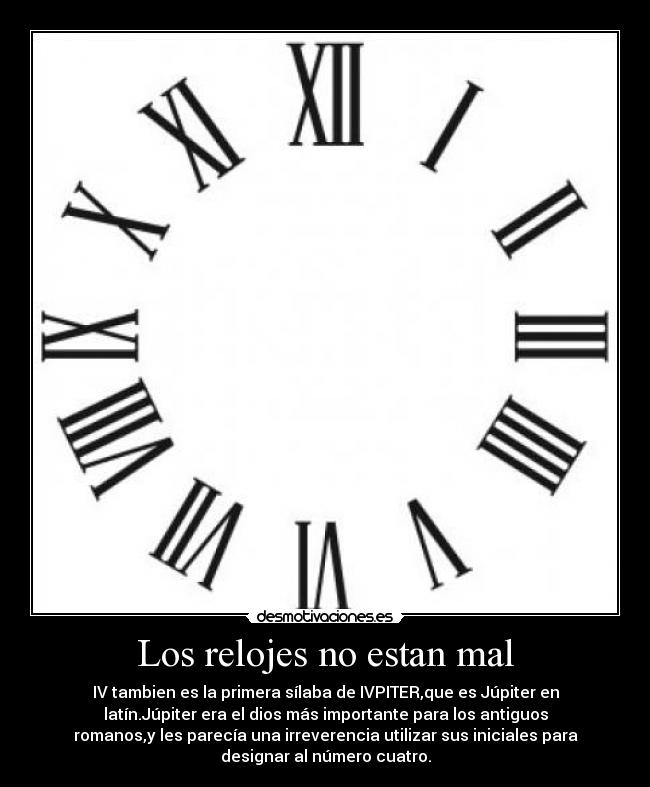 Los relojes no estan mal -