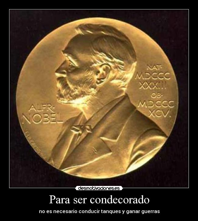 Para ser condecorado -