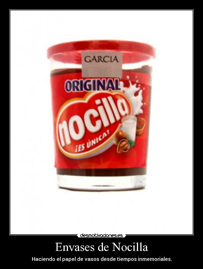 Envases de Nocilla - 