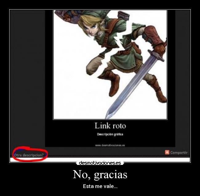 No, gracias - Esta me vale...