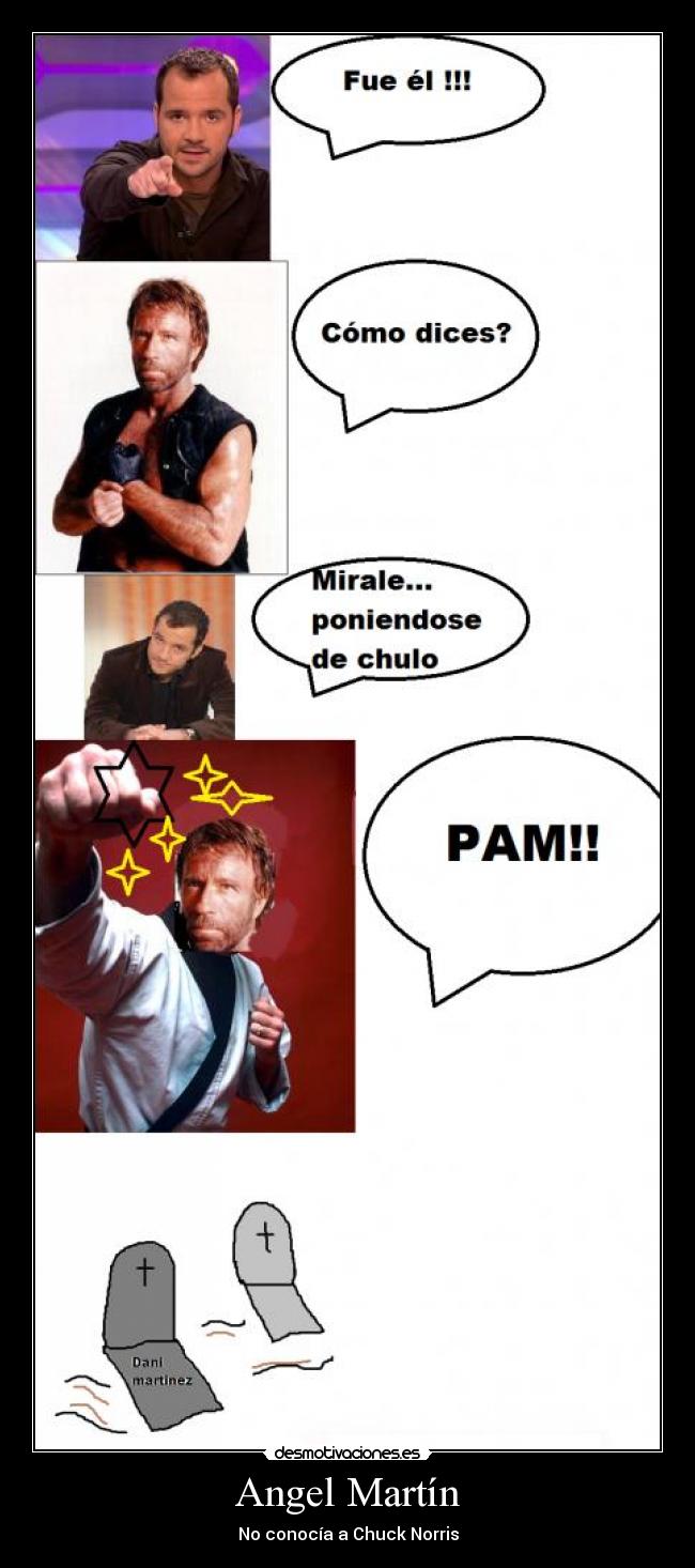 Angel Martín - No conocía a Chuck Norris