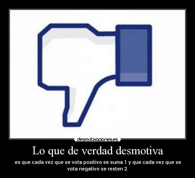 Lo que de verdad desmotiva - 