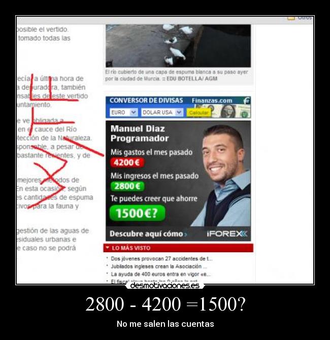 2800 - 4200 =1500? - 