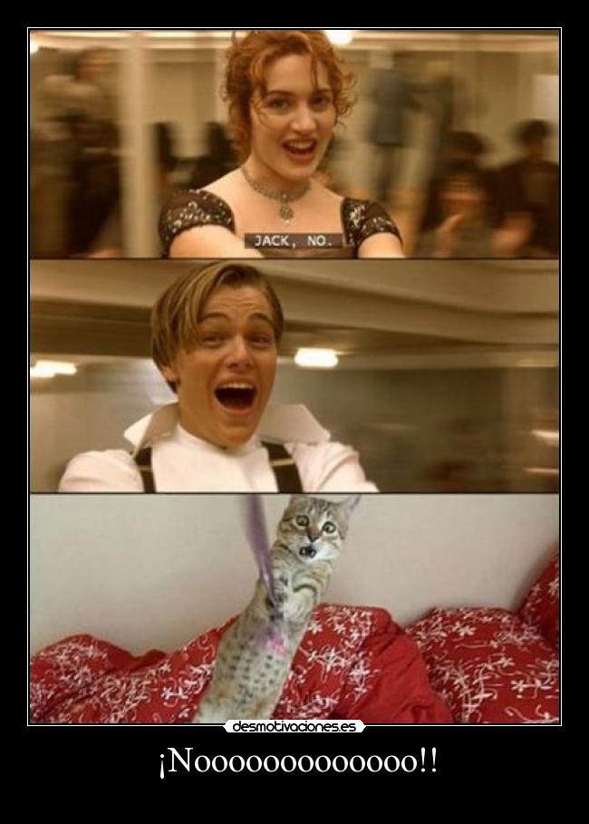 ¡Nooooooooooooo!! -