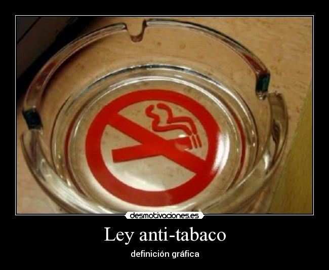 Ley anti-tabaco - definición gráfica