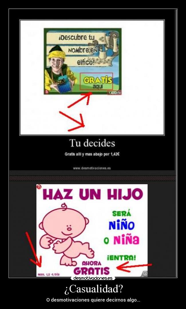 ¿Casualidad? - O desmotivaciones quiere decirnos algo...