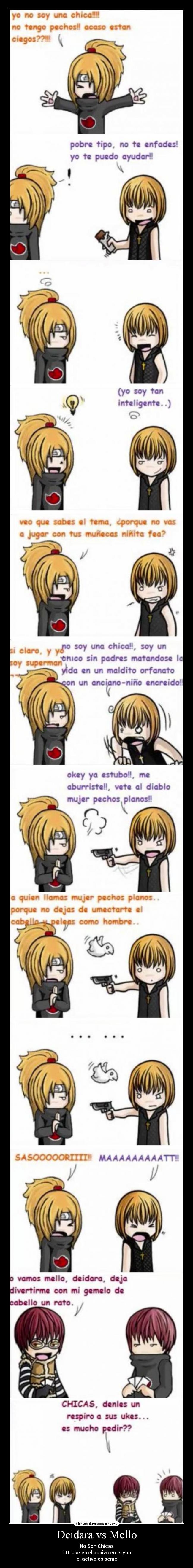 Deidara vs Mello -