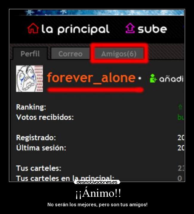 ¡¡Ánimo!! - No serán los mejores, pero son tus amigos!