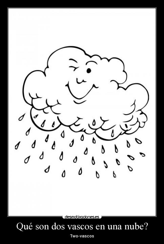 Qué son dos vascos en una nube? - 