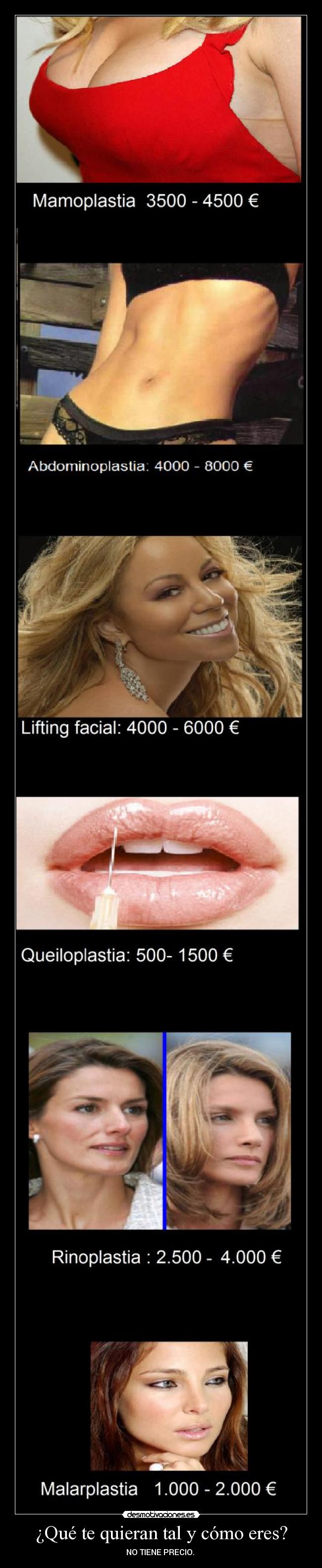 ¿Qué te quieran tal y cómo eres? -