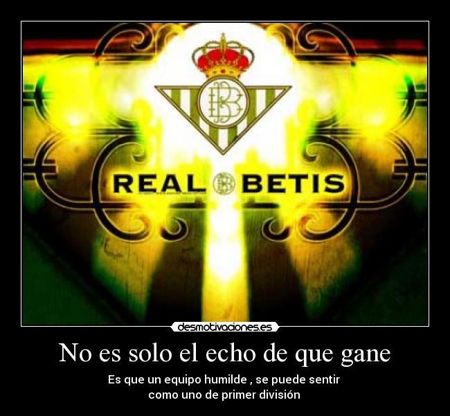 No es solo el echo de que gane -