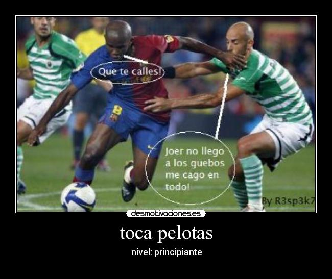 toca pelotas -