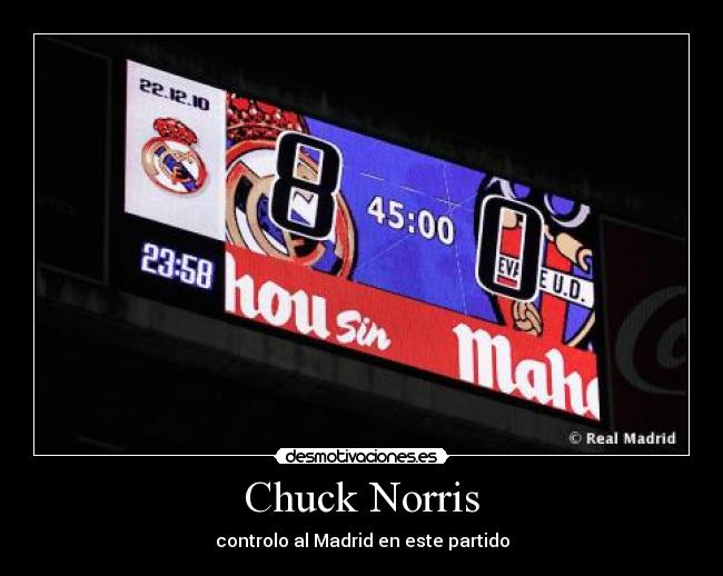 carteles chuck norris desmotivaciones