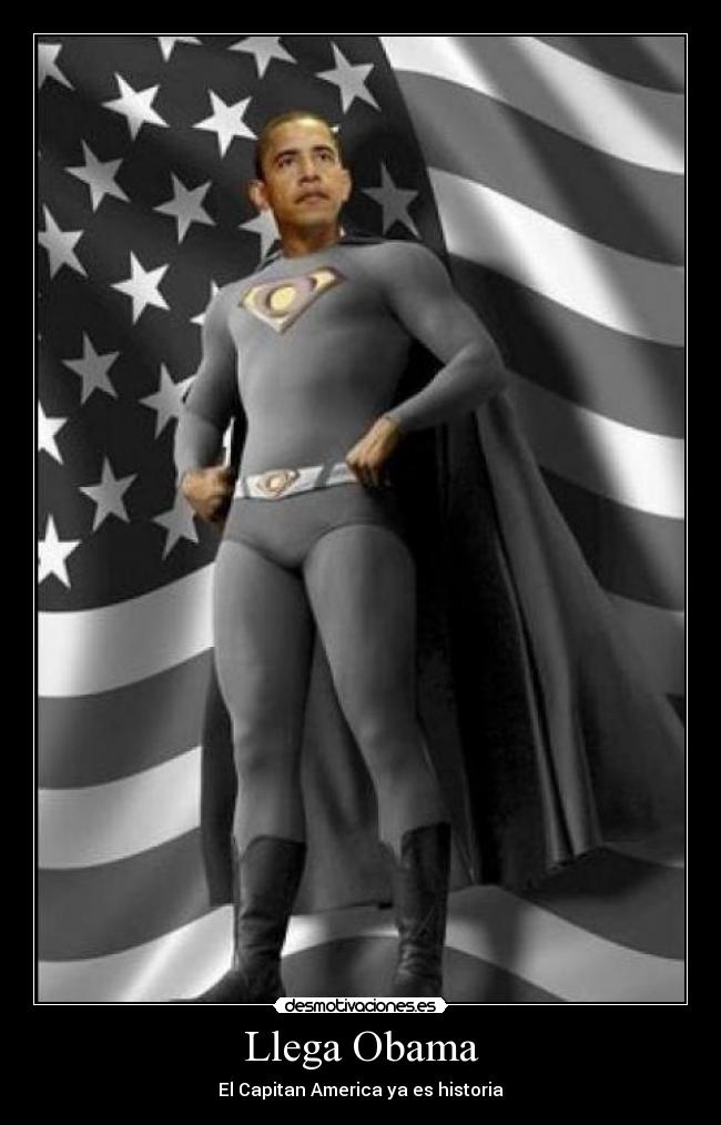 Llega Obama -