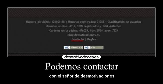 Podemos contactar -