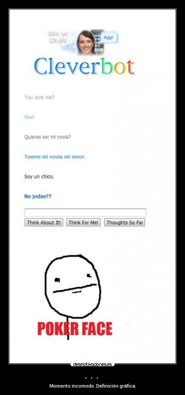 . . .  - Momento incomodo. Definición gráfica.