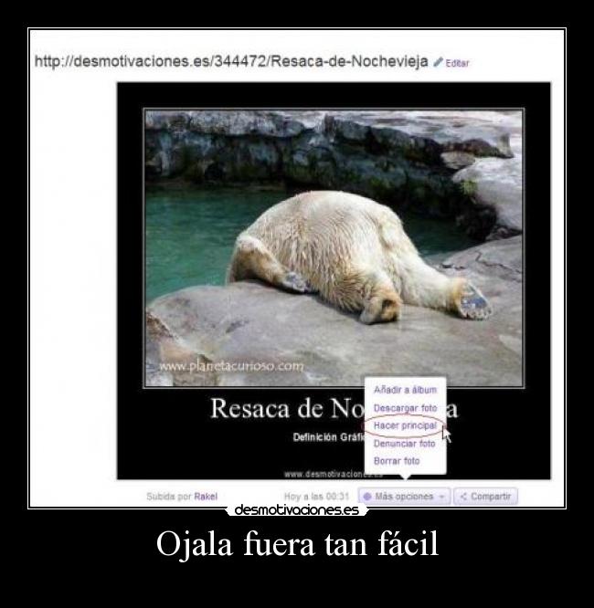 Ojala fuera tan fácil -