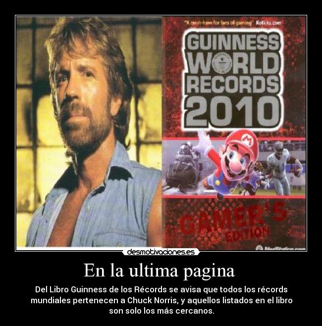 En la ultima pagina -