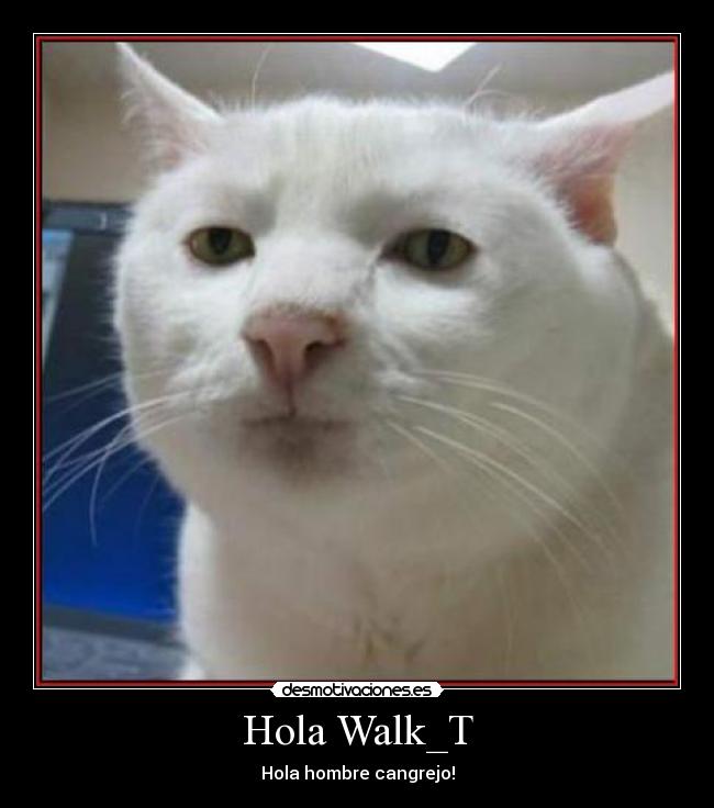 Hola Walk_T - Hola hombre cangrejo!