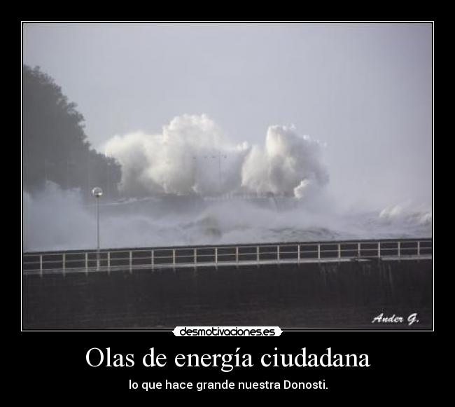Olas de energía ciudadana -