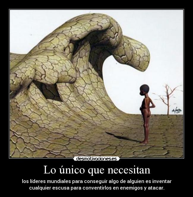 carteles lideres mundiales atacar escusa ola seca zorra implakable desmotivaciones