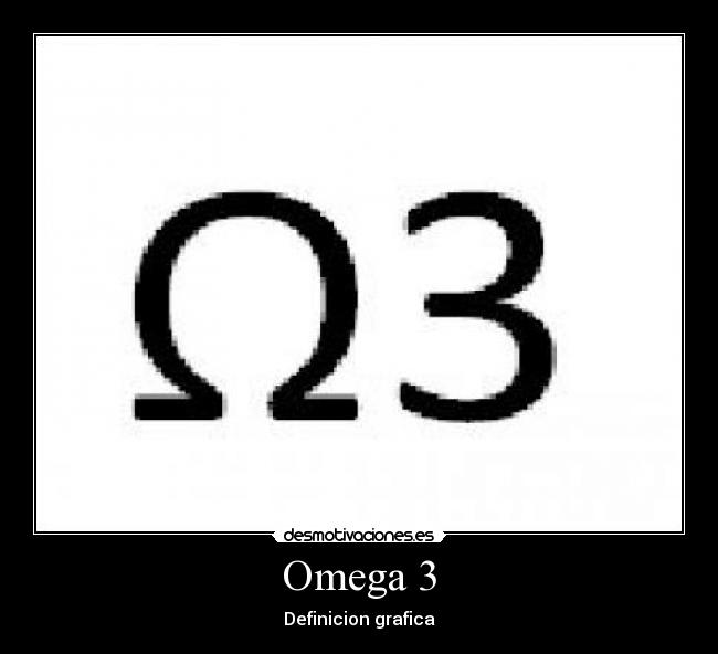 Omega 3 - Definicion grafica