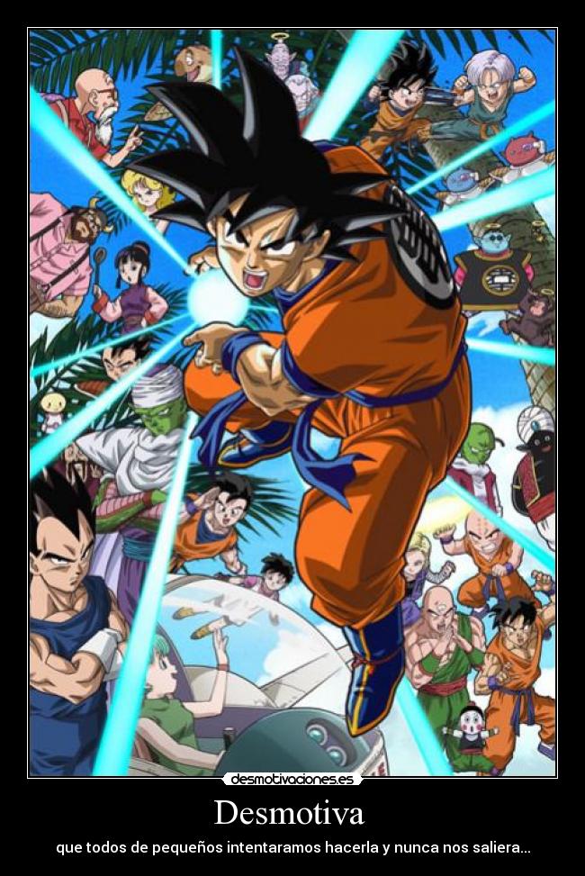 carteles dragon ball desmotivaciones