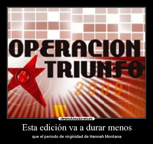 Esta edición va a durar menos -