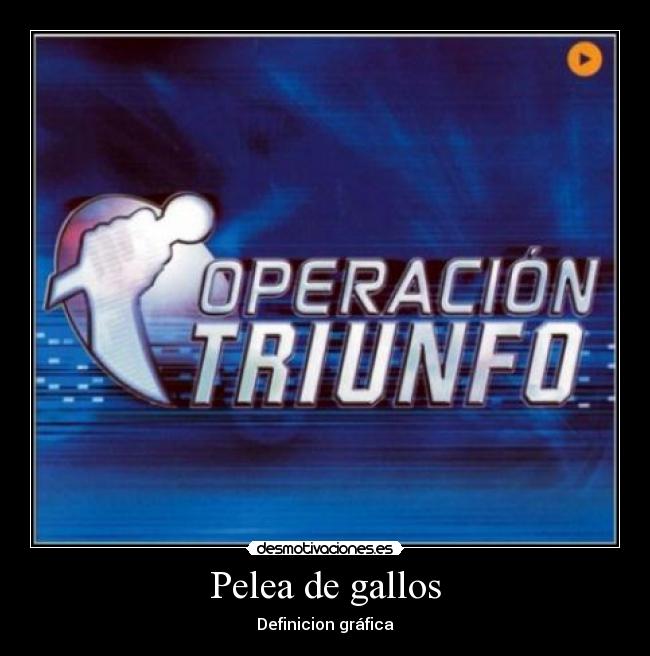 Pelea de gallos - Definicion gráfica