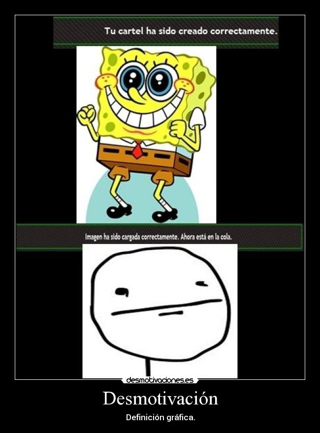 Desmotivación - Definición gráfica.