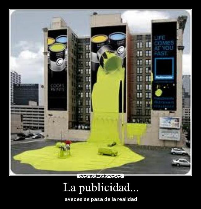 La publicidad... - 