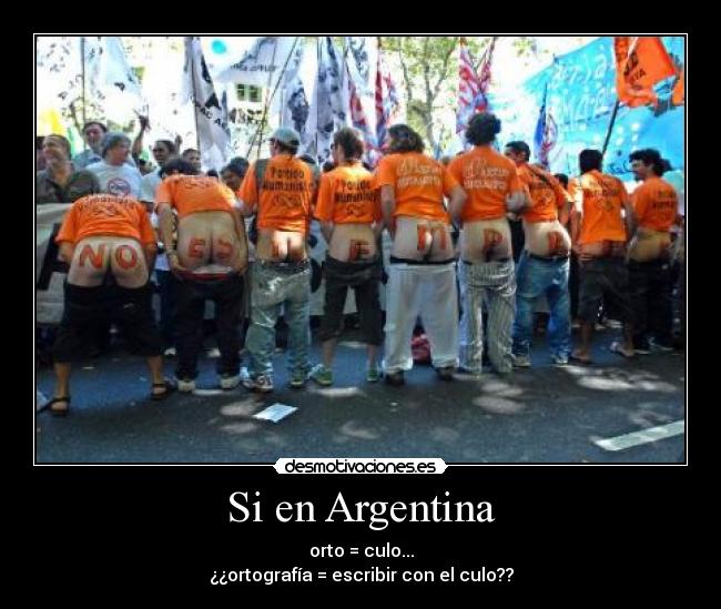 Si en Argentina -
