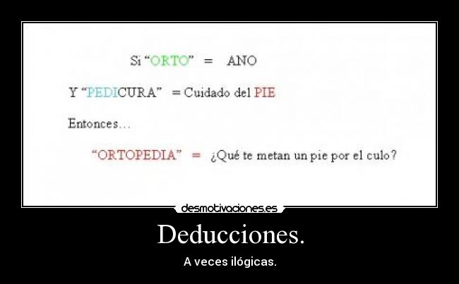 Deducciones. -